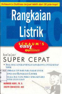 Rangkaian Listrik Belajar Super Cepat, Soal-soal lengkap dengan jawabannya untuk setiap topik...