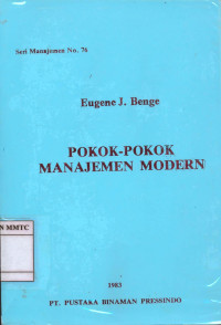 Pokok-Pokok Manajemen Modern