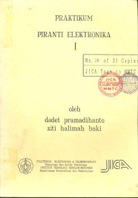 Praktikum Piranti Elektronika I