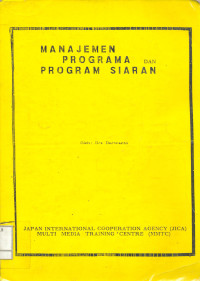 Manajemen Programa dan Program Siaran