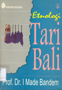 Etnologi, Tari Bali