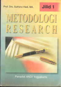 Metodologi Research. Jilid 1