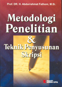 Metodologi Penelitian & Teknik Penyusunan Skripsi