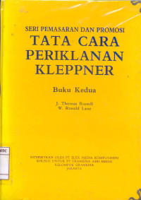Tata Cara Periklanan Kleppner, Buku Kedua (8)