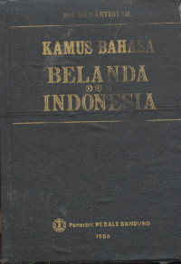 KAMUS BAHASA BELANDA - INDONESIA