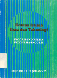 Kamus Istilah Ilmu dan Teknologi, Inggris - Indonedia, Indonesia - Inggris