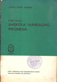 Kamus Bahasa, Angkola/Mandailing Indonesia