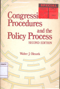 Congressional Procedures and the Policy Process