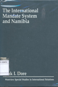 The International Mandate System and Namibia