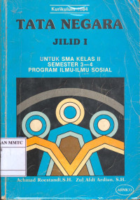 Tata Negara Jilid I, Untuk SMA kelas II, Semester 3-4, Program Ilmu-ilmu Sosial