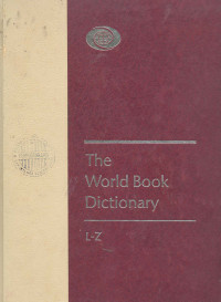 The World Book Dictionary Volume 2 L-Z