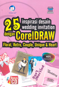 25 Inspirasi Desain Wedding Invitation dengan Corel Draw