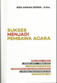 Sukses Menjadi Pembawa Acara