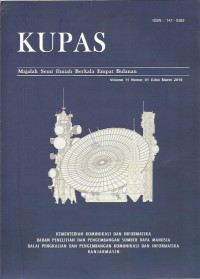 KUPAS: Majalah Semi Ilmiah Berkala Empat Bulanan Volume 11 Nomor 01 Edisi Maret 2015
