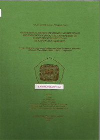 Operasional Sistem Informasi Administrasi Kependudukan (SIAK) Dalam Penerbitan Dokumen Kependudukan Di Kabupaten Kebumen