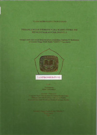 Perancangan Website Pada Radio Swiba FM Menggunakan CMS Joomla