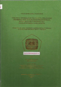 Strategi Optimalisasi M-Cap Guna Pelayanan Informasi Publik Pada Dinas Perhubungan, Komunikasi dan Informatika Daerah Istimewa Yogyakarta