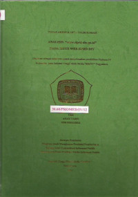 Analisis 