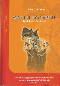 Wayang Kulit Gaya Yogyakarta, Bentuk dan Ceritanya