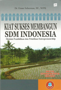 Kiat Sukses Membangun SDM Indonesia: Melalui Pendidikan dan Pelatihan Entrepreneurship