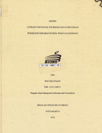 Literasi Teknologi Informasi dan Komunikasi Pengrajin Gerabah Di Desa Wisata Kasongan