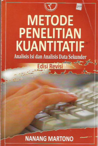 Metode Penelitian Kuantitatif: Analisis Isi dan Analisis Data Sekunder