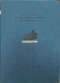 Narasi dalam Penulisan Naskah Feature 