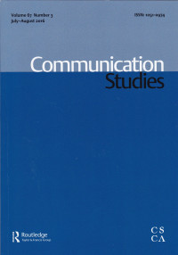 Communication Studies Volume 67 Number 3 July-August 2016