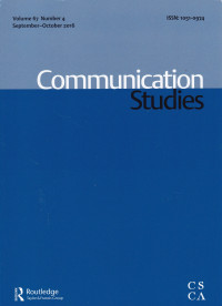 Communication Studies Volume 67 Number 4 September-October 2016