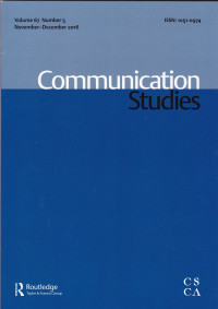 Communication Studies Volume 67 Number 5 November-December 2016