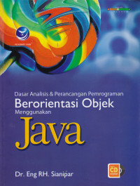Dasar Analisis & Perancangan Pemrograman Berorientasi Objek Menggunakan Java