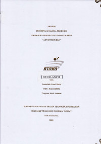 Produksi Animasi 2D & 3D Dalam Film “ADVENTROUBLE”