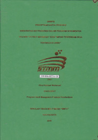 Kreativitas Ide Produser Dalam Program Dokumenter Televisi “Potret Indonesia” Edisi “Impian Terpendam Desa Tertinggi Di Jawa”
