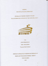 Penerapan Teknik Frame By Frame Dalam Produksi Animasi 2D “Di Ujung Pelangi”