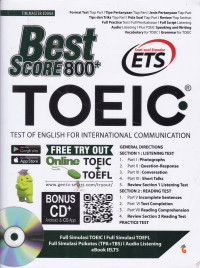 Best Score 800+ TOEIC