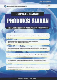 Jurnal Ilmiah: Produksi Siaran STMM 
