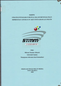 Strategi Pemasaran Digital dalam Meningkatkan Impresi dan Jangkauan Akun Instagram @lumi.std