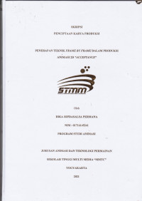 Penerapan Teknik Frame By Frame dalam Produksi Animasi 2D “ACCEPTANCE”