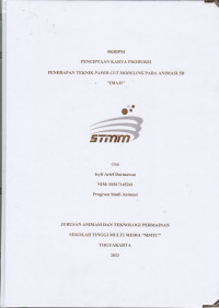 Penerapan Teknik Paper Cut Modeling Pada Animasi 3D “IMAJI”