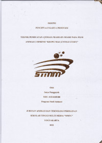Teknik Pembuatan Animasi Frame-by-Frame Pada Film Animasi 2 Dimensi “KEONG MAS (UNTOLDSTORY)”