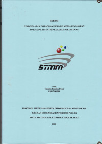 Pemanfaatan Instagram Sebagai Media Pemasaran Online PT. Justatrip Sahabat Perjalanan